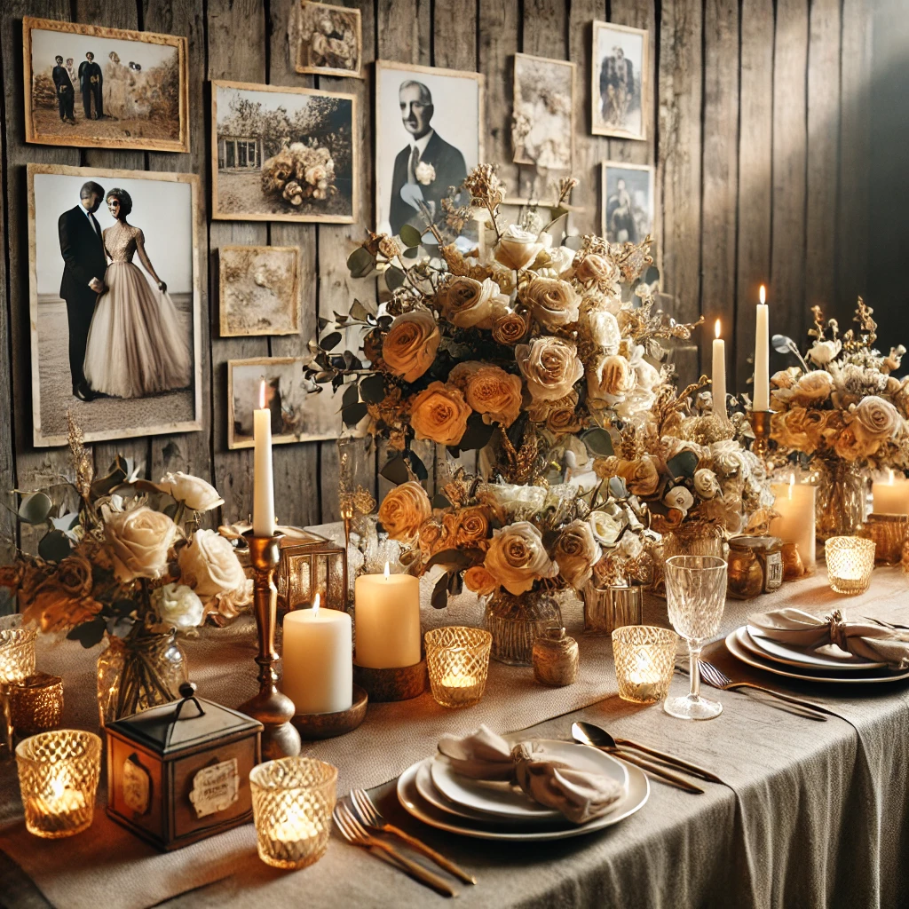 Bodas de Ouro Decoração