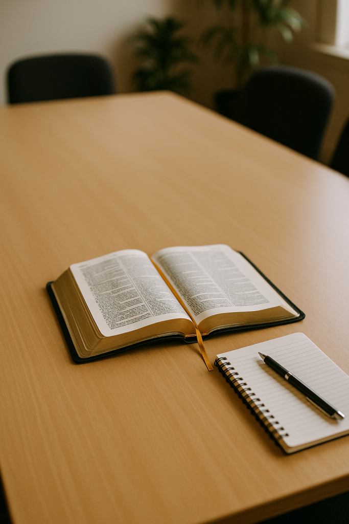 Texto Bíblico para Abertura de Reunião